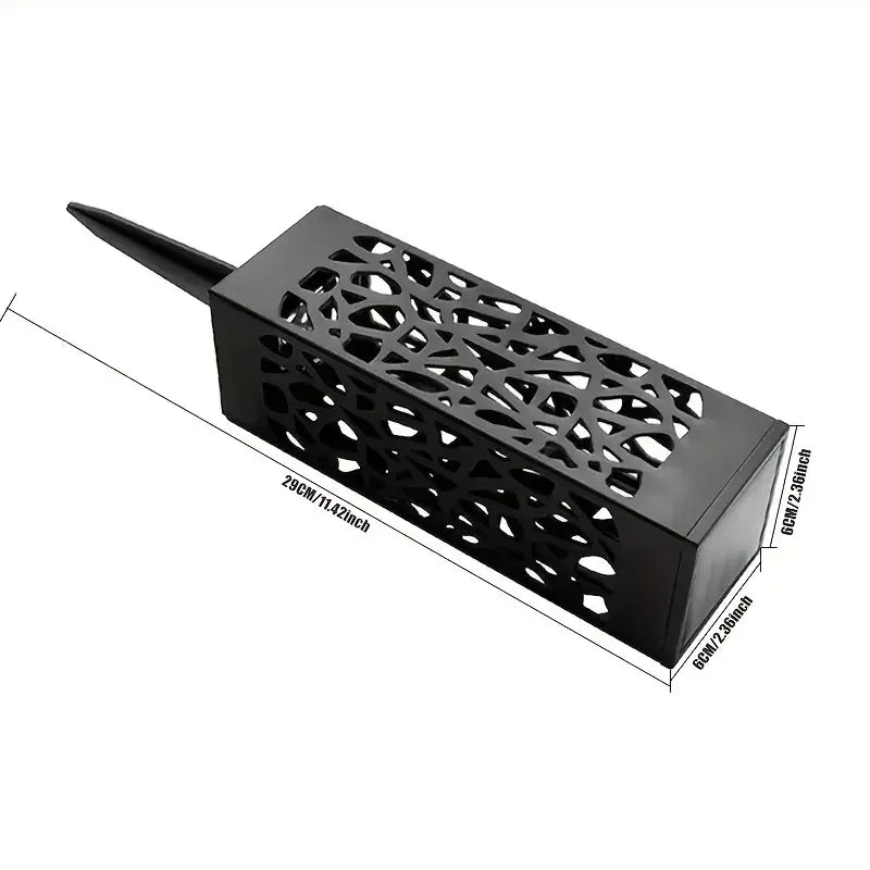 6PCS Solar Powered LED Garden Stake Lights Decorative Hollow-Out Lawn Lamps, Waterproof Outdoor Landscape Lighting 400mah