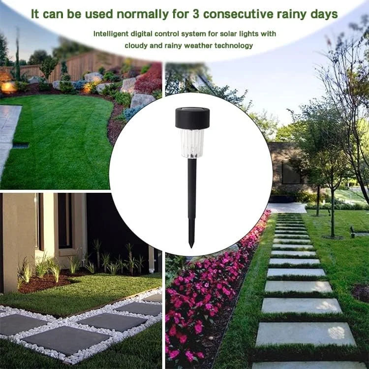 12 Pack solar powered small tube Light and light is suitable for courtyard garden lawndecoration landscape 20mah