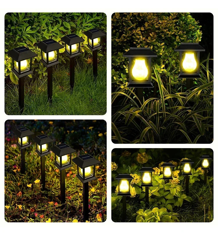 LED Solar Lawn Lamp Outdoor Waterproof Lighting Courtyard Lawn Light Decoration for Garden Pathway Green Belt
