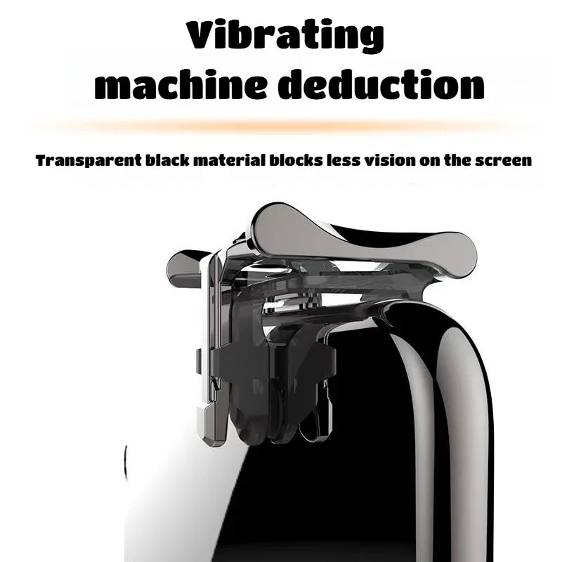 2Pcs Mobile Phone Gamepad Controller for PUBG Sensitive Aim Shooter L1R1 Alloy Key Button for IOS Android Universal Game Trigger