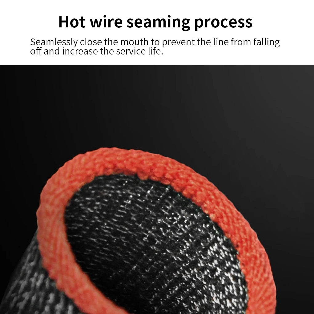 MEMO 2PCS Gaming Finger Sleeve Game Controller Finger Cover For PUBG Game Mobile Phone Touch Screen Sweatproof Fingertips Gloves