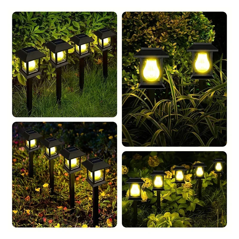 LED Solar Lawn Lamp Outdoor Waterproof Lighting Courtyard Lawn Light Decoration for Garden Pathway Green Belt