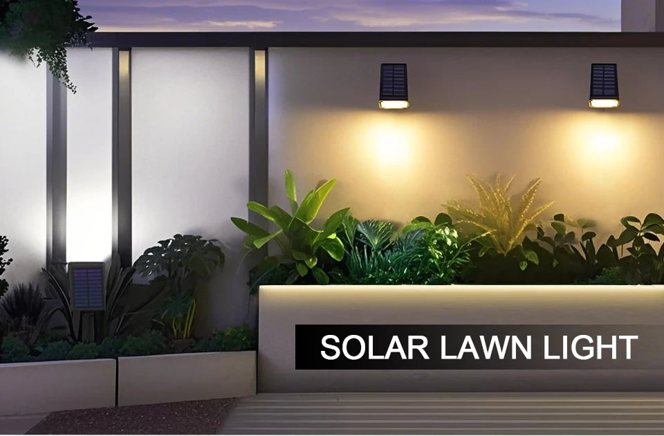 1200mAh Battery Power Outdoor LED Solar Spot Light Waterproof Garden Spotlight For Yard Backyard Lawn Walkway Landscape Decor