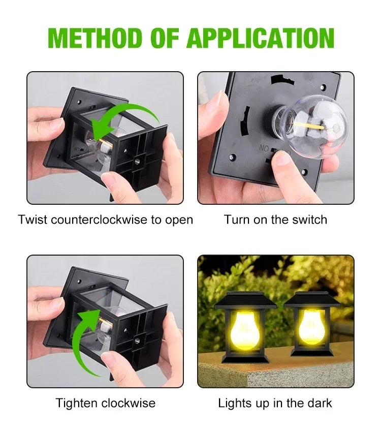 LED Solar Lawn Lamp Outdoor Waterproof Lighting Courtyard Lawn Light Decoration for Garden Pathway Green Belt