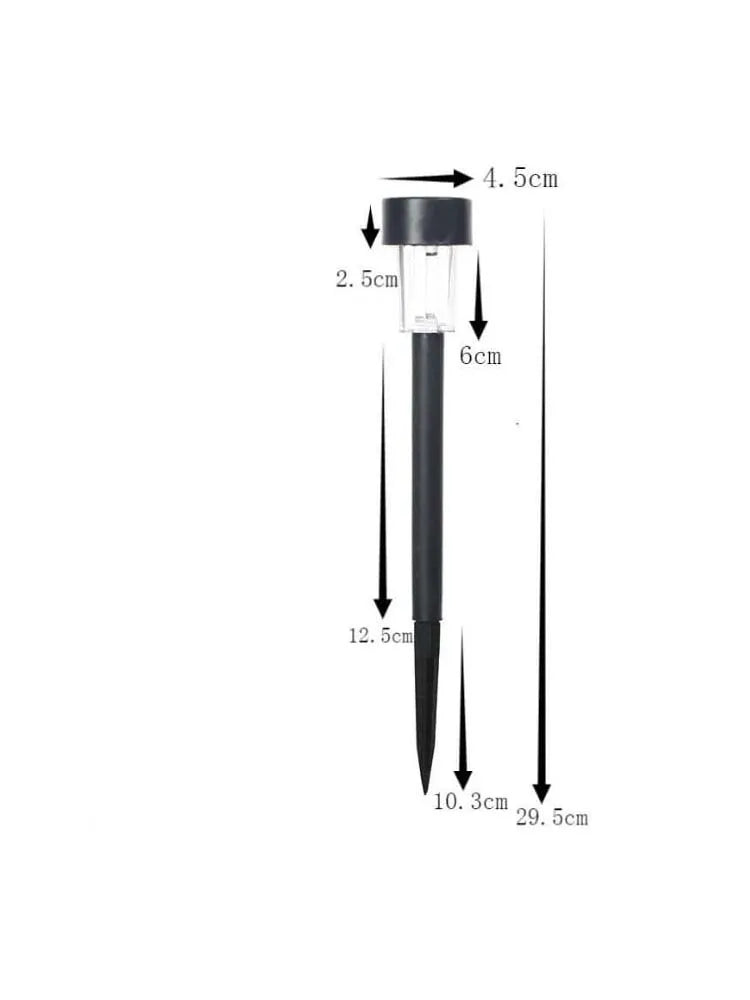 12 Pack solar powered small tube Light and light is suitable for courtyard garden lawndecoration landscape 20mah