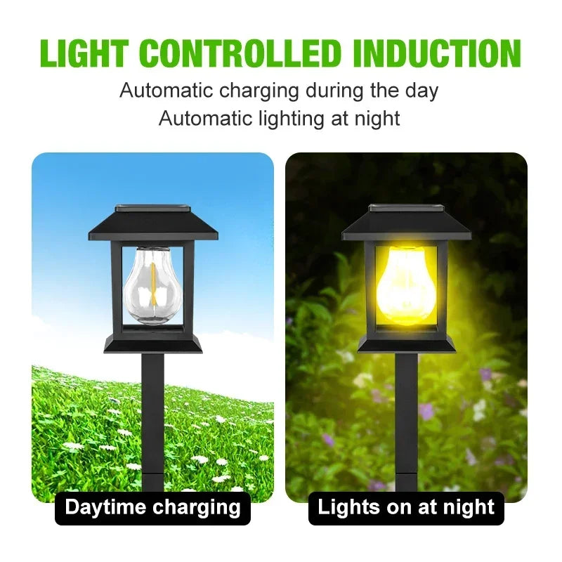 LED Solar Lawn Lamp Outdoor Waterproof Lighting Courtyard Lawn Light Decoration for Garden Pathway Green Belt